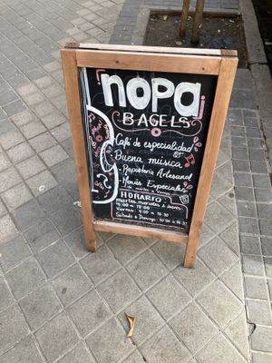  at Nopa Bagels in Madrid