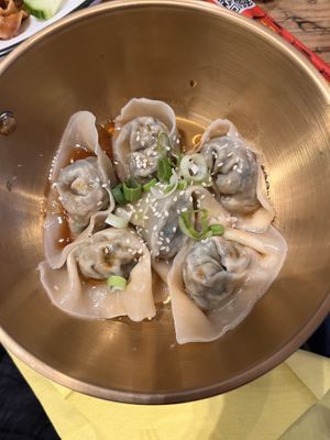 Mushroom dumplings   at Mr Dumpling  in Bremen