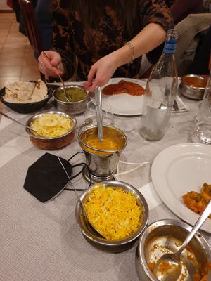 Riso con zafferano at Gandhi in Padua