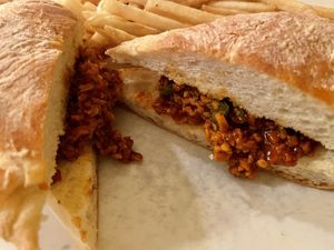 BBQ sandwich   at Kerbey Lane Cafe - Central in Austin