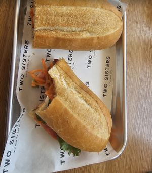 Tofu bahn mi (no mayo for vegan)   at Two Sisters in Ventnor City