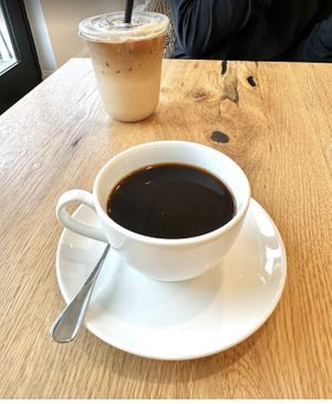 Coffee with oat milk   at Two Sisters in Ventnor City