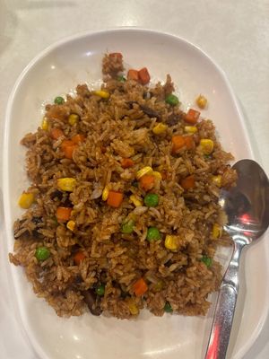 Vegetables fried rice at Hong Kong Lucky Restaurant in Chiang Mai