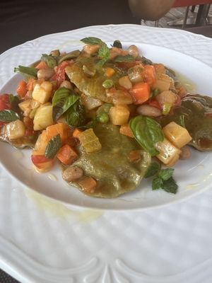 Vegan raviolii  at Spread in Pisa