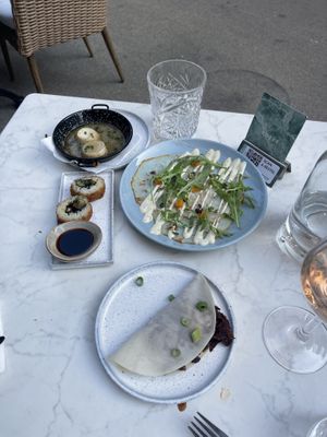 De  carpaccio is echt niet normaal lekker   at Rozey in The Hague