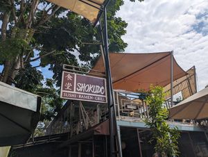 Sign at Shokudo in Nairobi