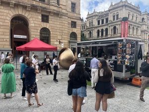 Top of the mall  at Grassfed in Brisbane