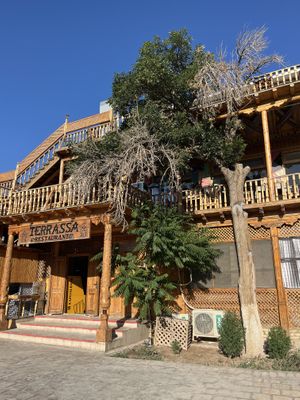   at Old Terrassa in Khiva