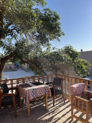   at Old Terrassa in Khiva