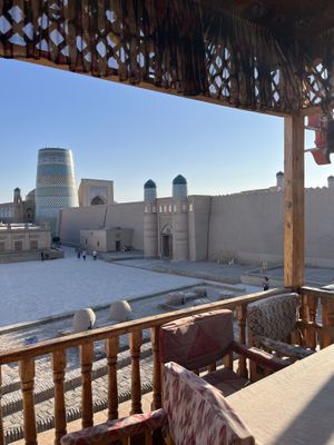   at Old Terrassa in Khiva