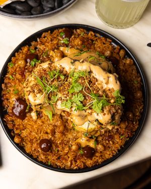 Cauliflower Steak at Nopales Mexican Newport in Newport