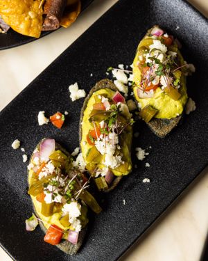 Talacoyo de Nopal at Nopales Mexican Newport in Newport