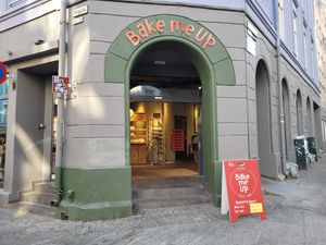 Shop front at Bake Me Up - Torggata in Oslo