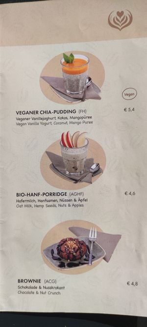 Vegan breakfast choice at Breakfast Club in Innsbruck