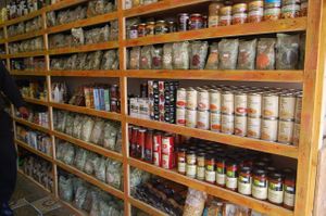 Tinned Stock at The Rosemary Organic Restaurant and Shop in South East London