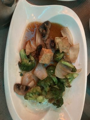 Tofu and broccoli   at Genting Thai in Killarney