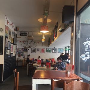 Inside at Roll for the Soul in Bristol