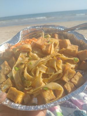 Spicy noodles bowl at Ryan's on York in Manitowoc