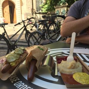 Vegan options at Den Okologiske Polsemand - Food Stall in Copenhagen