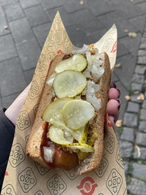  at Den Okologiske Polsemand - Food Stall in Copenhagen