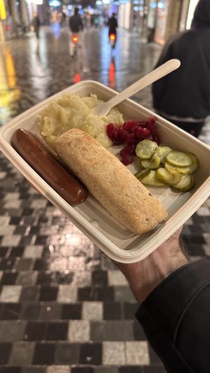   at Den Okologiske Polsemand - Food Stall in Copenhagen
