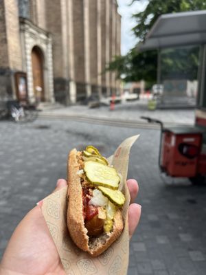   at Den Okologiske Polsemand - Food Stall in Copenhagen