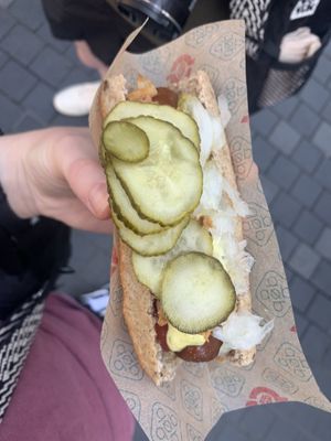   at Den Okologiske Polsemand - Food Stall in Copenhagen