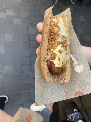   at Den Okologiske Polsemand - Food Stall in Copenhagen