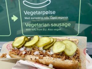   at Den Okologiske Polsemand - Food Stall in Copenhagen