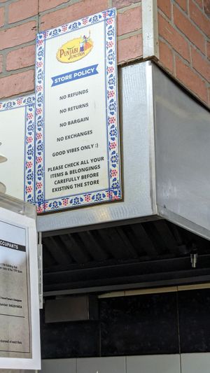 Good vibes only :) at Punjabi Junction Of 87th in New York City