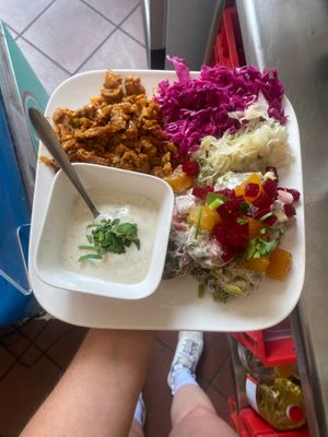 Gyros Teller  at Kraut & Rueben in Kiel