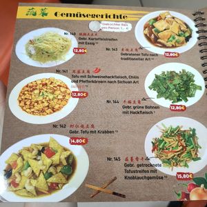 Vegetable options at Track 21 in Dusseldorf