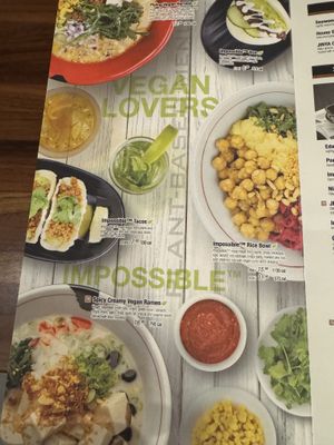 Vegan Options  at JINYA Ramen Bar in Oklahoma City