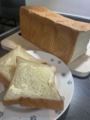 Loaf of Japanese shokupan (bread)   at Craving Asian in Newcastle Upon Tyne