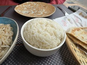 Jasmine rice  at Giggling Squid in Leamington Spa