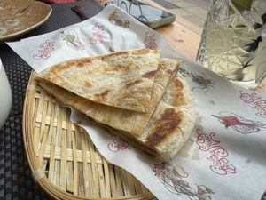 Roti  at Giggling Squid in Leamington Spa