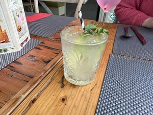 Sweet jungle colada  at Giggling Squid in Leamington Spa