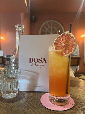 Here comes the sun cocktail was delicious!  at Dosa Darlings in Oxford