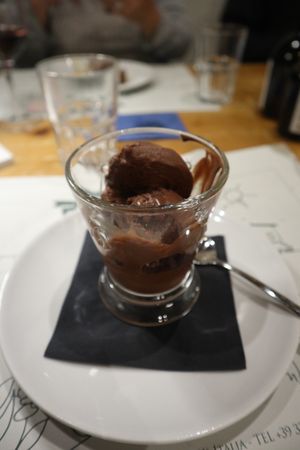 Vegan ice creamm  at Tenuta Santo Pietro in Pienza