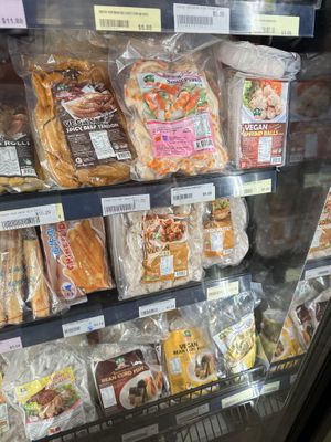Vegan products  at Premium Asian Pantry in Airport West