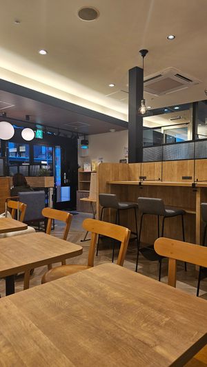 Inside at Mos Burger in Sendai