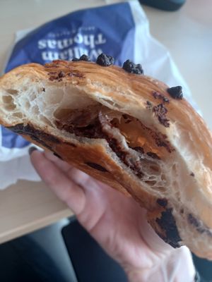 Vegan chocolate croissant at William Thomas Artisan Bakery - Josefská in Brno