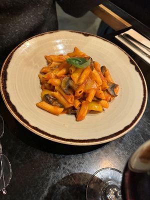 Pasta Vegetariana  at Freddy's in Galway