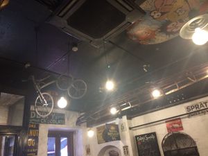 Roof decoration at Freddy's in Galway