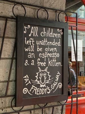😄 at Freddy's in Galway