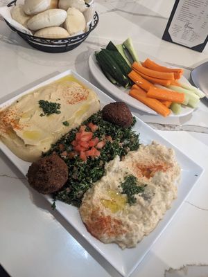 Veggie combo at Sahara in Detroit