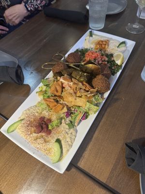 mezza platter  at Sahara in Detroit