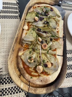 Artichoke coke  at Mouna Cocina Artesana in Mallorca