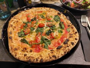 Vegan pizza number 2 at La Mia Pizza in Funchal