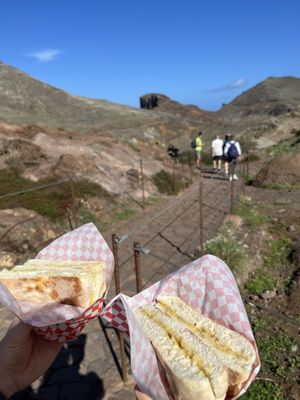 Bolo de Caco  at Roulotte Madeira Tradicional in Machico